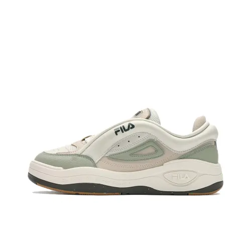 FILA MIX 2 Skateboard Shoes Women's Low-Top Light White/Marsh Green