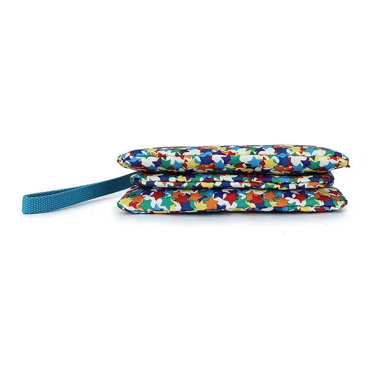 FIDO DIDO Oxford Small Square Clutch Bag Mini Women's White-3