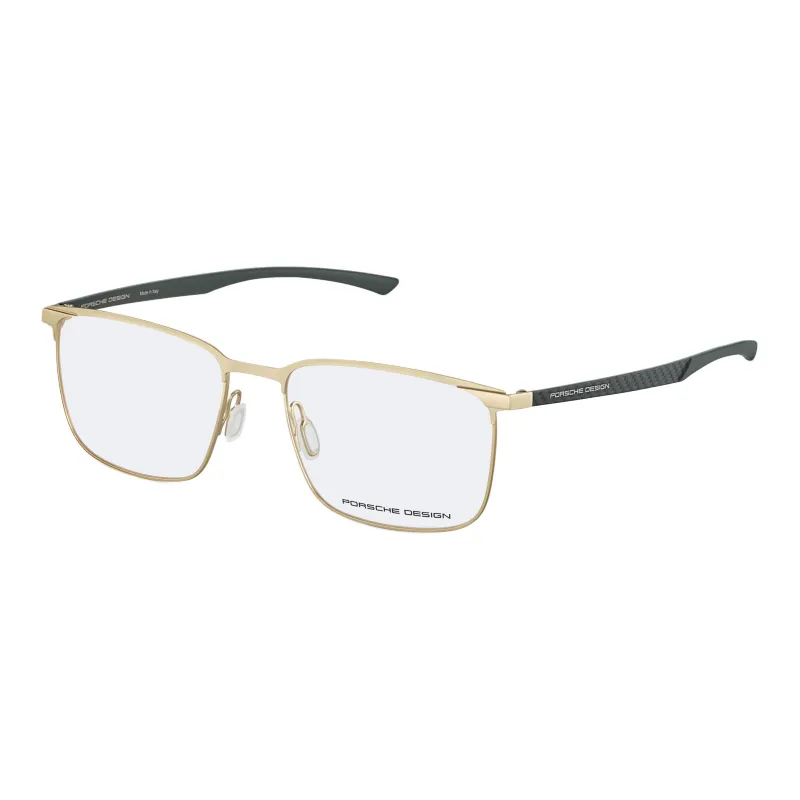 PORSCHE DESIGN Stainless Steel Carbon Fiber Square Eyeglass Frames Men's-0