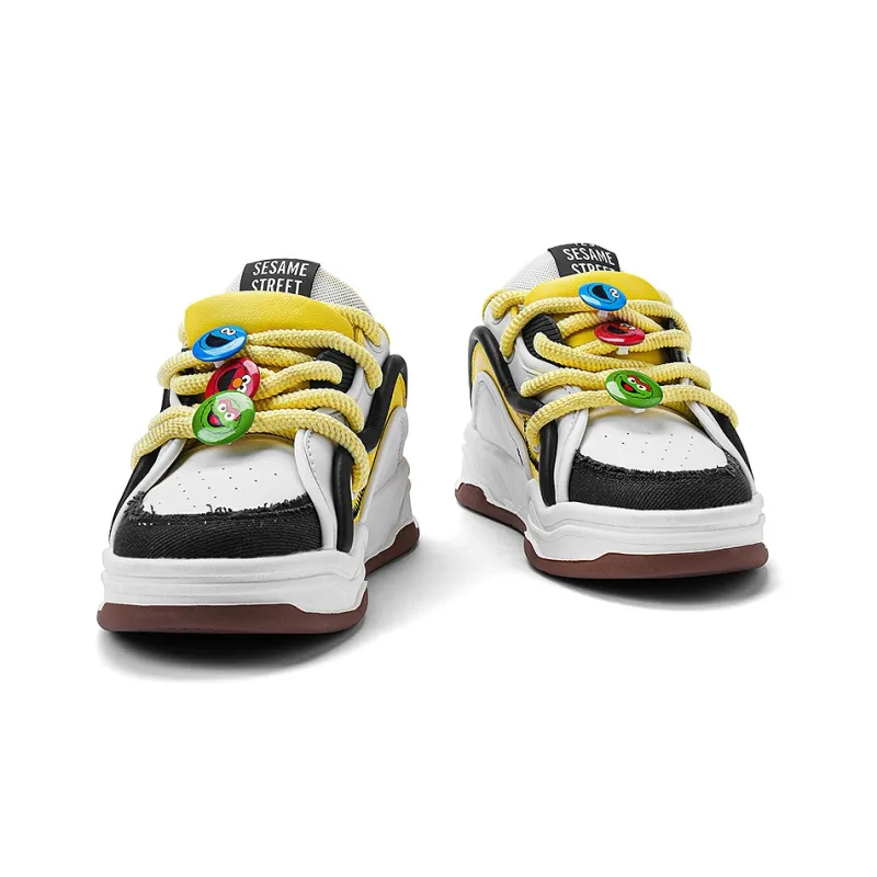 SESAME STREET Low-Top Skateboard Shoes Unisex-6
