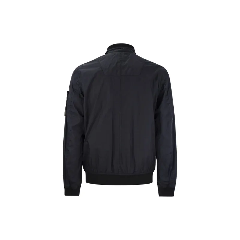 STONE ISLAND High Neck Zipped Jacket-1