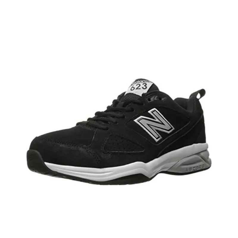 New Balance 623 V3 Suede Trainer Sneakers Black-2