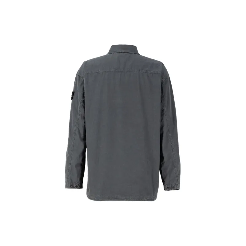 STONE ISLAND FW23 Shirt Men's Lead Gray-1