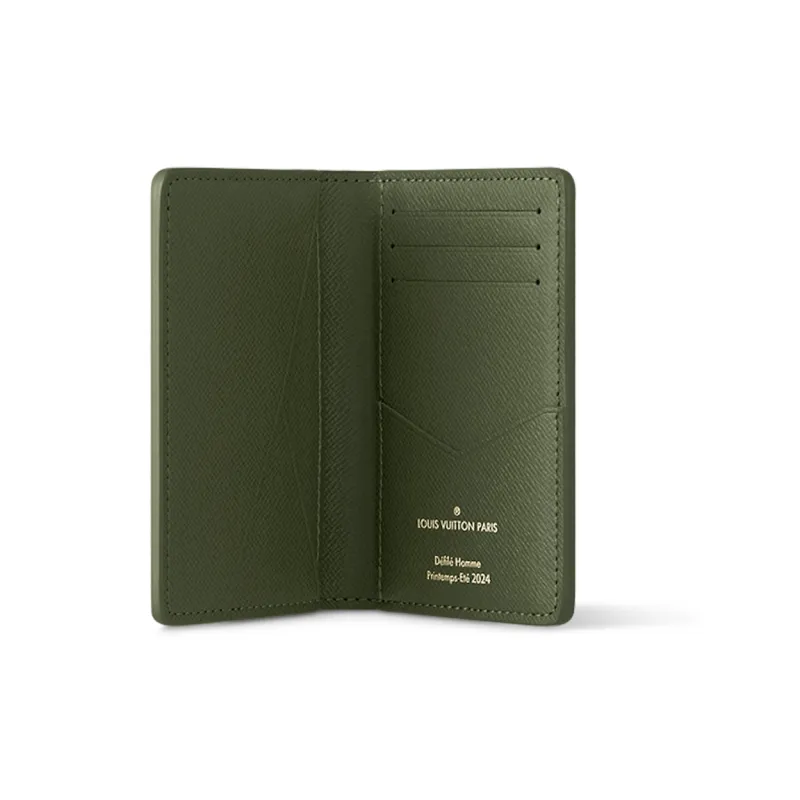 LOUIS VUITTON Pocket Organizer Damoflage Green Damoflage Damier-3