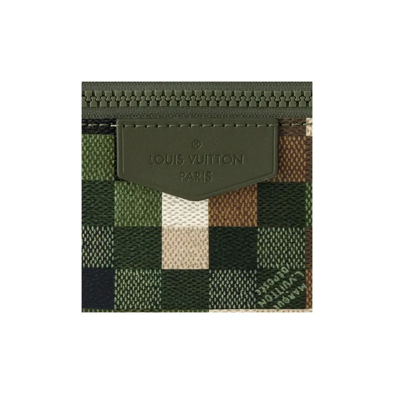 LOUIS VUITTON Canvas Fanny Pack Men's Camouflage-5