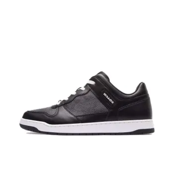 COACH Logo debossed Panelled Leather Sneakers