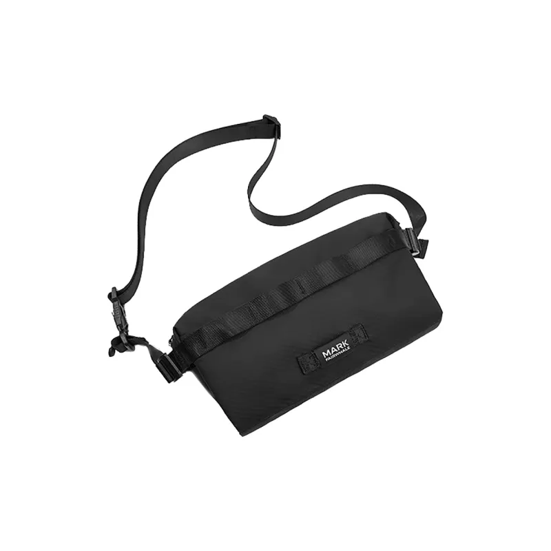 FAIRWHALE Waterproof Fabric Shoulder Bag Men's Black-3