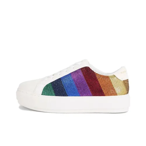 Kurt Geiger London Lane Rainbow-stripe Low-top Sneakers