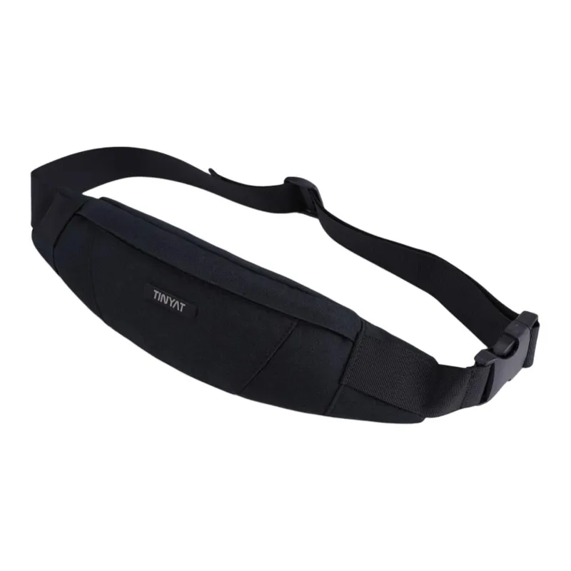 TINYAT Polyester Cell Phone Pouch Fanny Pack Cycling Bag Crossbody Bag Shoulder Bag Trumpets Unisex Gray/Blue/Black-7
