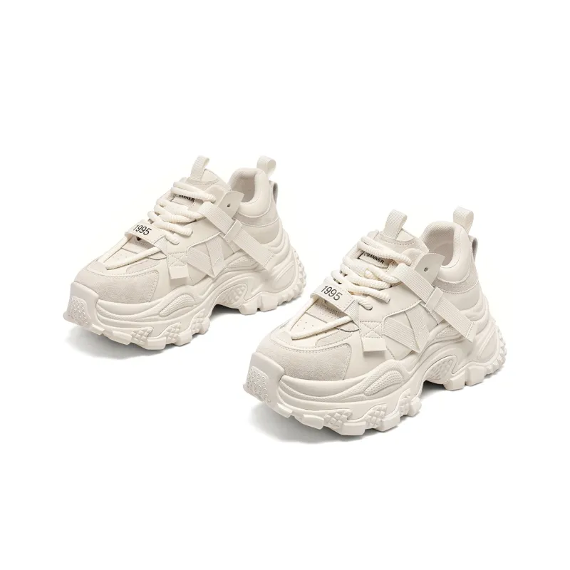 C°BANNER Height Increasing Warmth Low-Top Chunky Sneakers Women's-22