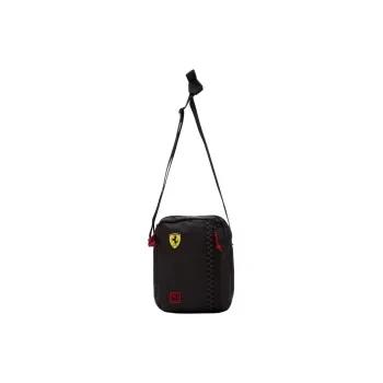 PUMA Scuderia Ferrari Fabric Shoulder Bag Crossbody Bag Regular Unisex Black