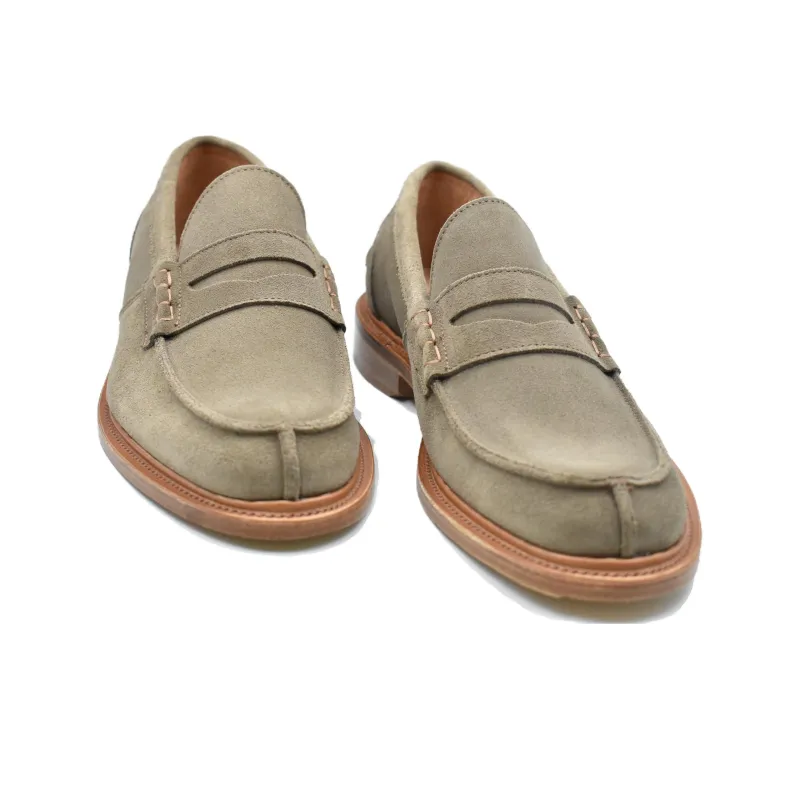 Tricker's Slip-on Suede Loafers-3