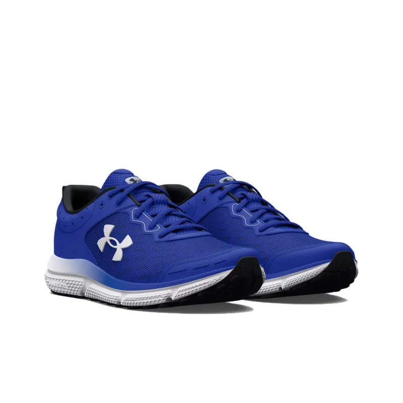 Under Armour Charged Assert 10 Cushioning Low Top Running Shoes Men's Blue White-2