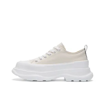 Kappa Back to Back Anti Slip Wear Resistant Low Top Casual Shoes Women's Heron Feather White