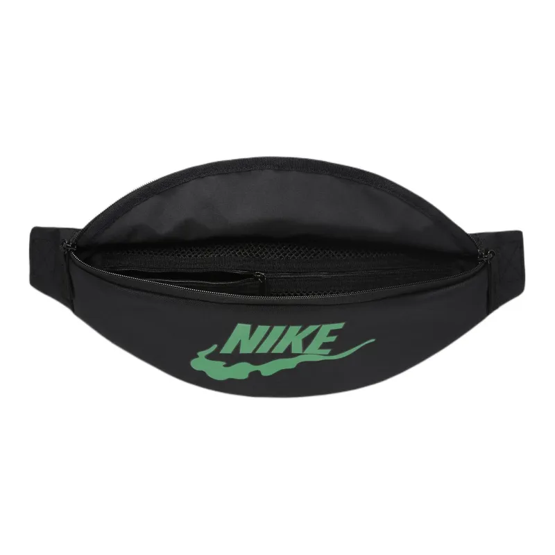 Nike Polyester Fanny Pack Regular Unisex Black & Stadium Green-3