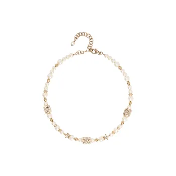 CHANEL Metal Necklaces Women's Gold