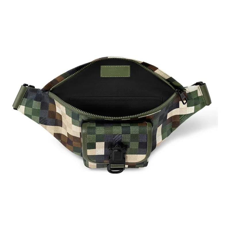LOUIS VUITTON Canvas Fanny Pack Men's Camouflage-3