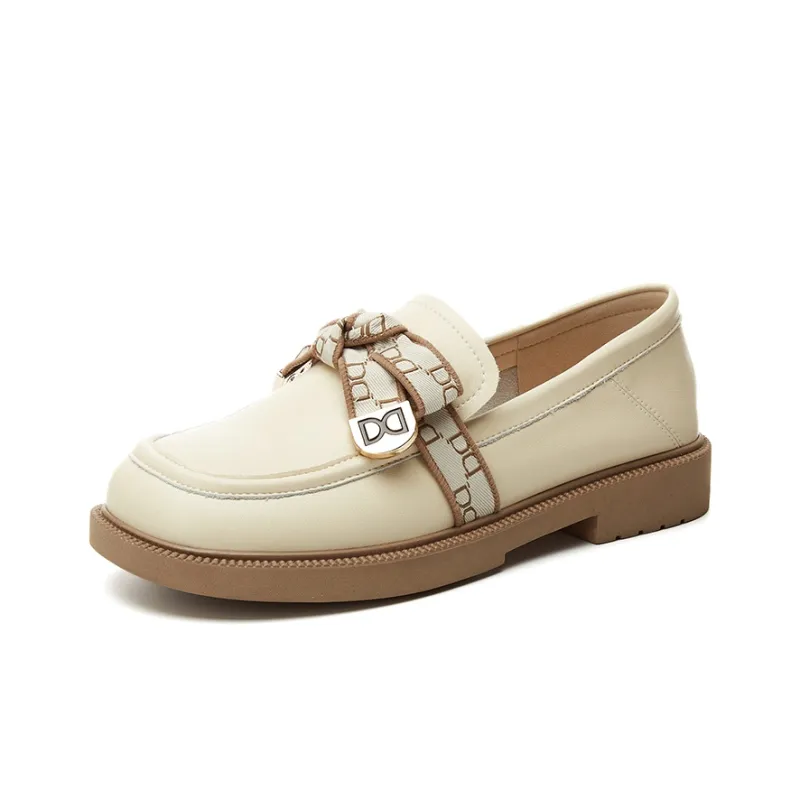 DAPHNE Loafers Women's Black, Beige-7