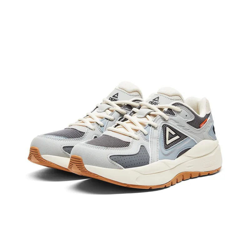 PEAK Casual Shoes Women's Low Top Light Gray Medium Gray-2