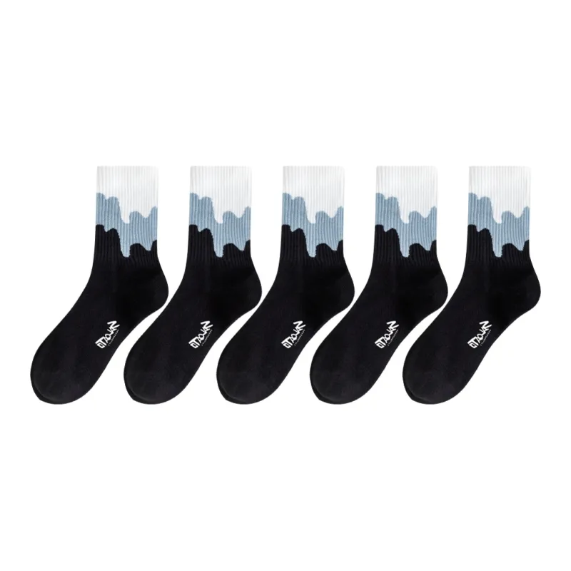 LUOLIAN Mid Calf Socks Women's 5 Pack-37