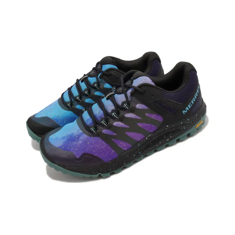 MERRELL Nova 2 Durable Breathable Low-Top Running Shoes Men's Black Purple-2