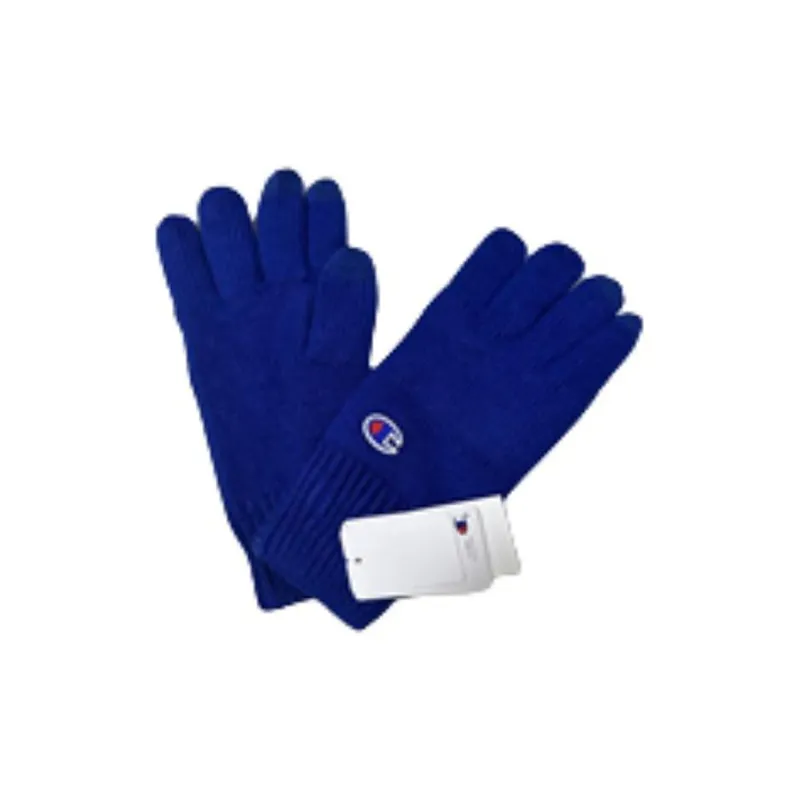Champion Knit Gloves Unisex Blue-1