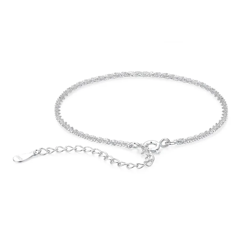 KADER 925 Sterling Silver Bracelets Women's Silver White, Box Good Luck-2