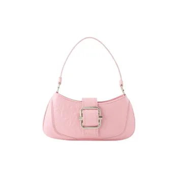 OSOI Calfskin Handbag Shoulder Bag Women's Pink