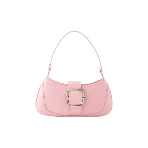 OSOI Calfskin Handbag Shoulder Bag Women's Pink
