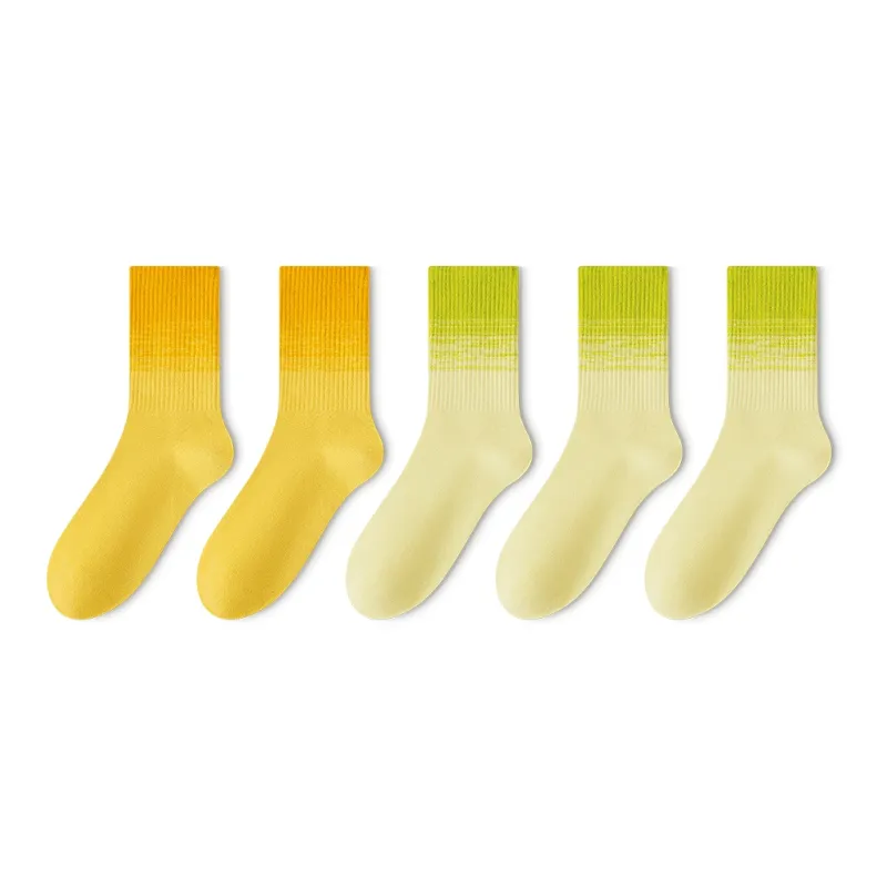 LUOLIAN Mid Calf Socks Women's 5 Pack-11