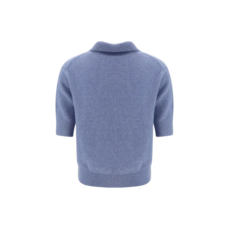 KHAITE Shrunken Jo Polo Jumper-1