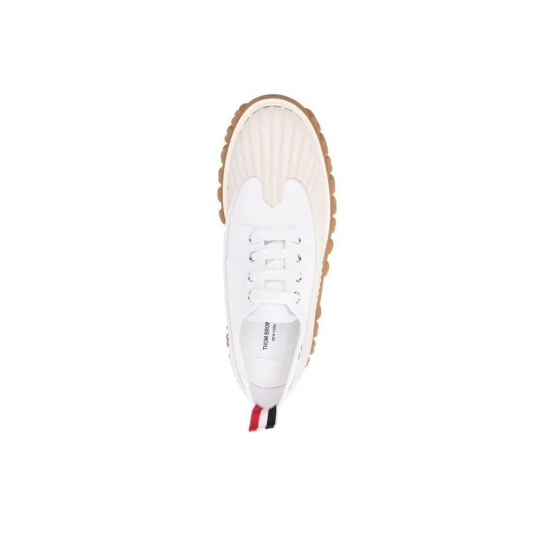 THOM BROWNE Molded-sole Lace-up Duck Shoes-4