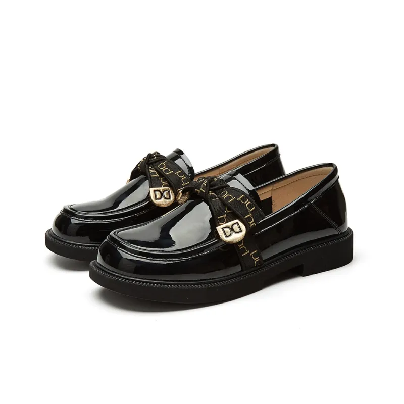 DAPHNE Loafers Women's Black, Beige-2