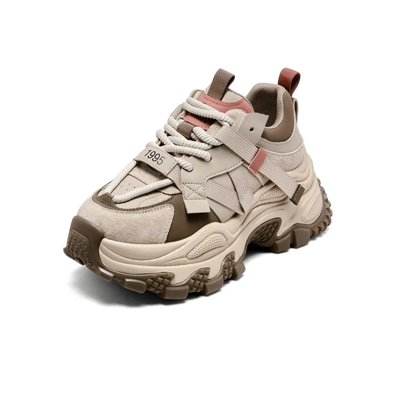 C°BANNER Height Increasing Warmth Low-Top Chunky Sneakers Women's-16