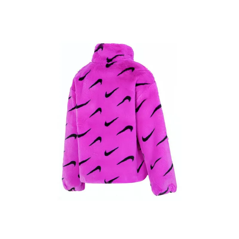Nike Puffer Jackets Women's Dark Violet-1