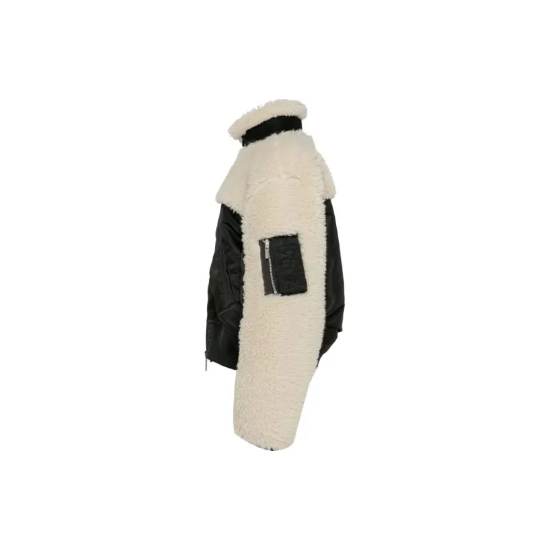 Sacai Shearling Twill Blouson-2