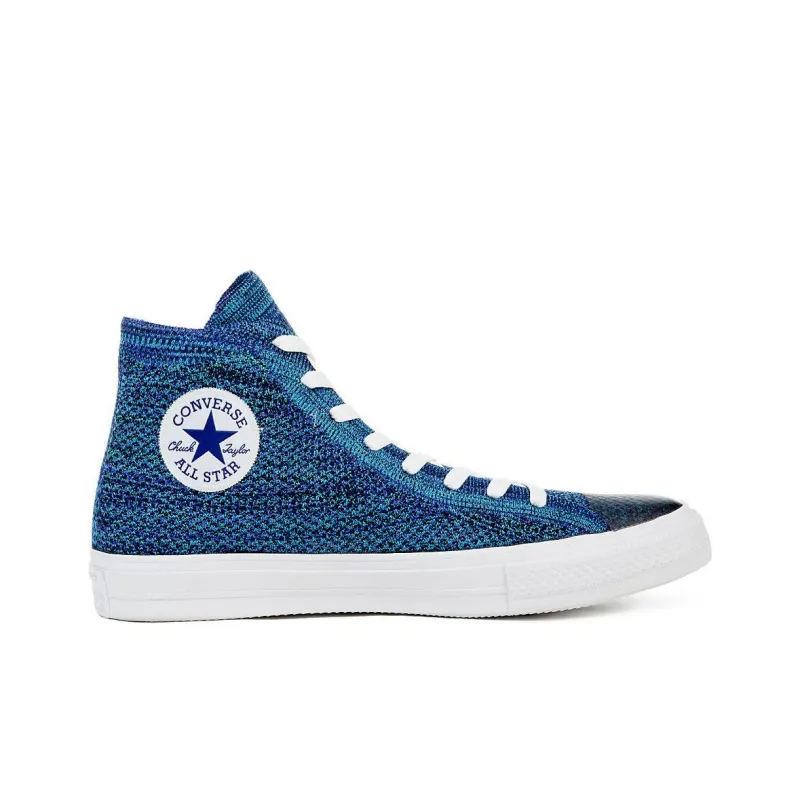 Chuck Taylor All Star Nike X Converse Flyknit Hi 'True Indigo'-1