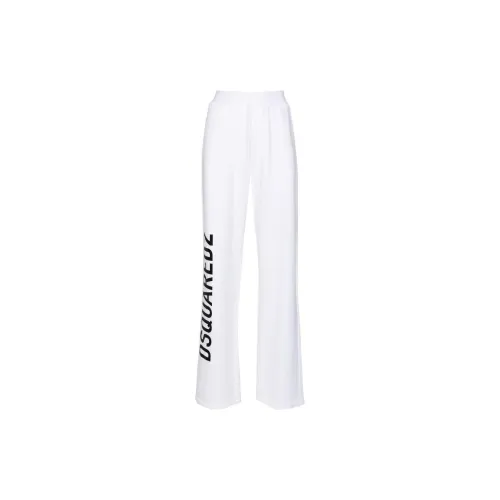 DSQUARED 2 Knitted Sweatpants Women's White