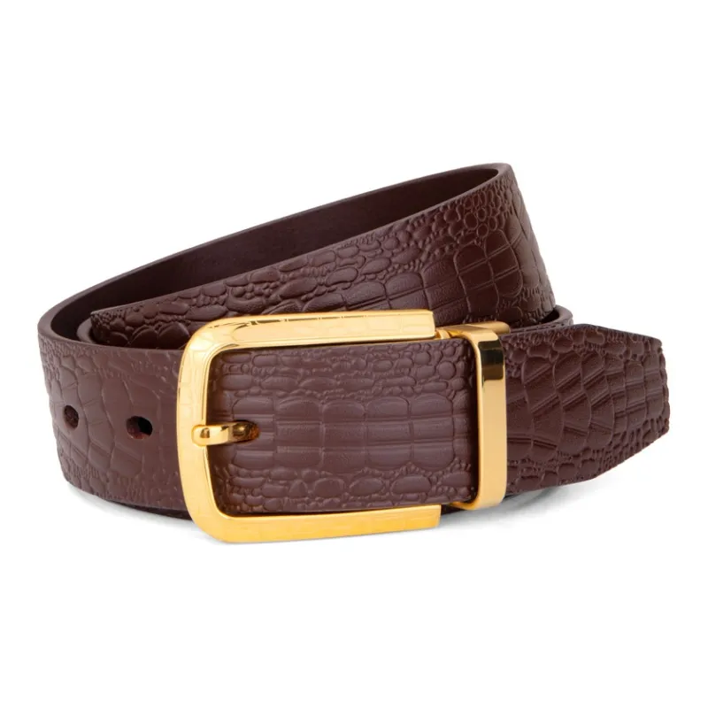 Cows reign Leather Belts Men-2