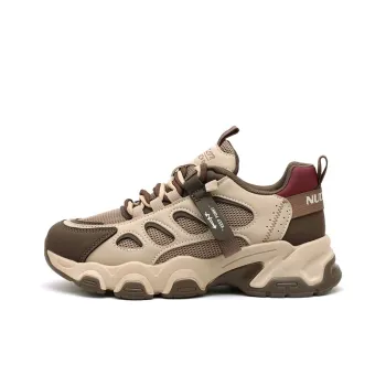 CAI CHI Anti-Slip And Wear-Resistant Breathable Low-Top Chunky Sneakers Women's Gray