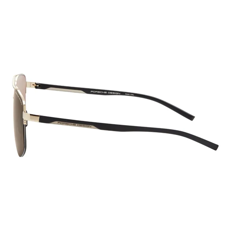 PORSCHE DESIGN Plate And Metal Irregular Shape Sunglasses Men's-2