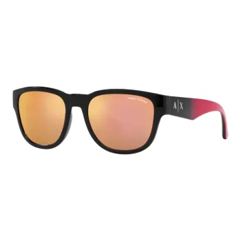 ARMANI EXCHANGE Injection Molded Irregular Shape Sunglasses Men's Black