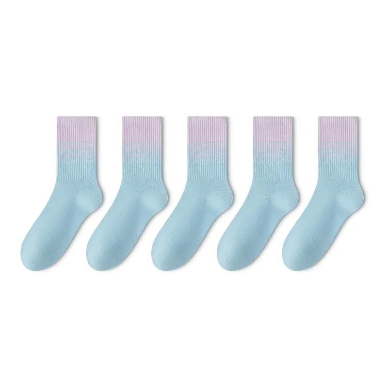 LUOLIAN Mid Calf Socks Women's 5 Pack-30