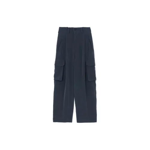 Yohji Yamamoto Cargo Pants Unisex Blue Gray