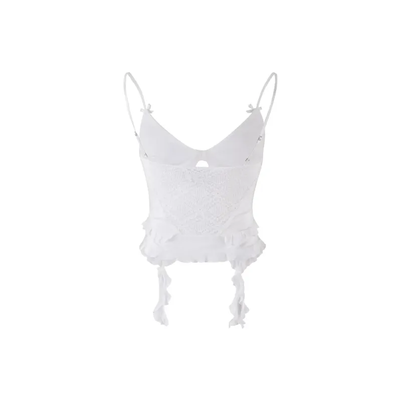 Tiger Mist LAFAYETTE TOP Tank Tops Women's White-1
