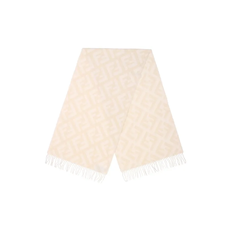 FENDI Ff Motif Fringed Scarf-1