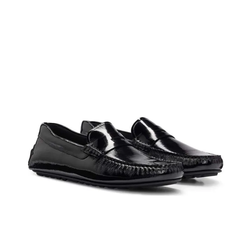 HUGO BOSS Loafers Men Black-2
