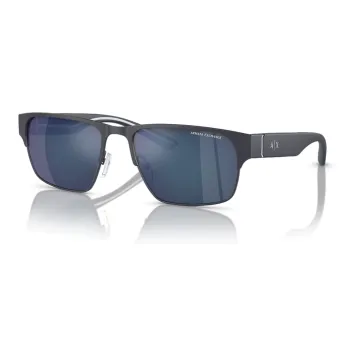ARMANI EXCHANGE Irregular Shape Sunglasses Men's Blue