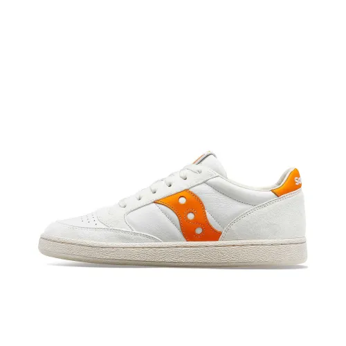 saucony Jazz Court Premium 'White Orange'