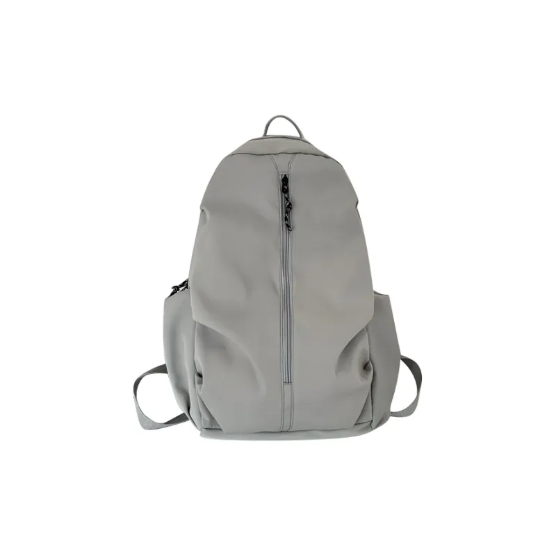 TANGCOOL Nylon Backpack Medium Size Unisex Khaki Gray Beige Black-11